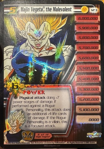 Majin vegeta the malevolent - the,